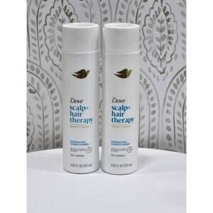 (2) Dove Scalp + Hair Therapy Density Boost Hydrating Conditioner, 9.25 fl oz